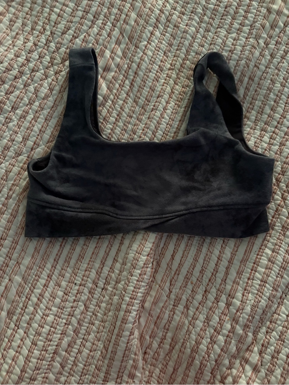 Old Navy Active Charcoal Grey Scoop-Back Sports Bra
